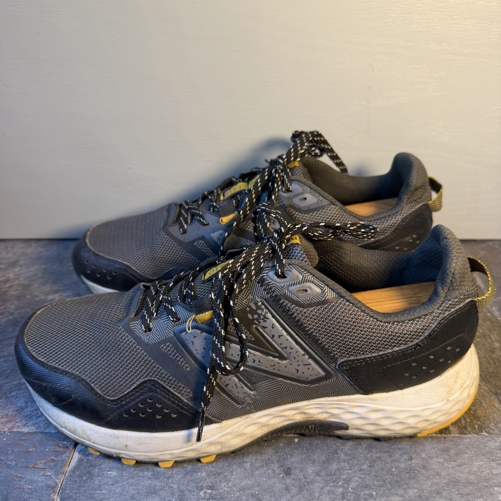 NEW BALANCE 410V8 (410 V8) TRAIL RUNNING SHOES BLACK YELLOW EXTRA WIDE Men's 10
